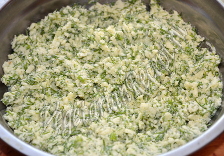 Начинка для хачапурі з зеленню