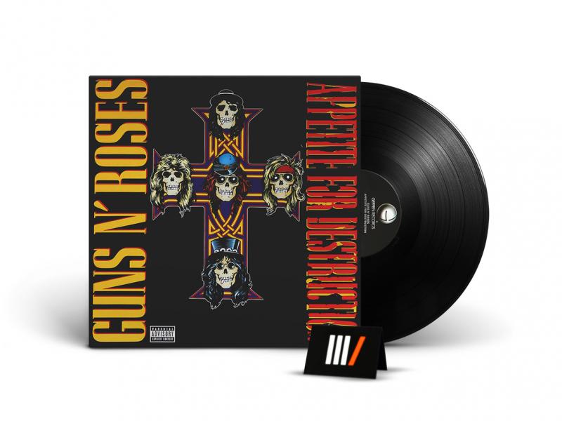 Виниловый пластинки и группа Guns N’ Roses 