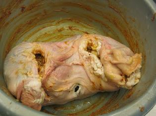 Пълнен свински стомах: рецепта с елда и гъби