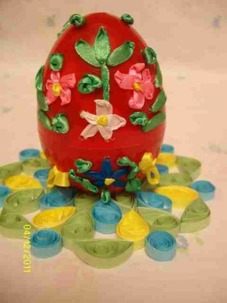 Галина Івакіна   Вишивка на яйці - моя перша робота   Побачила на Мааам гарні вишиті яйця